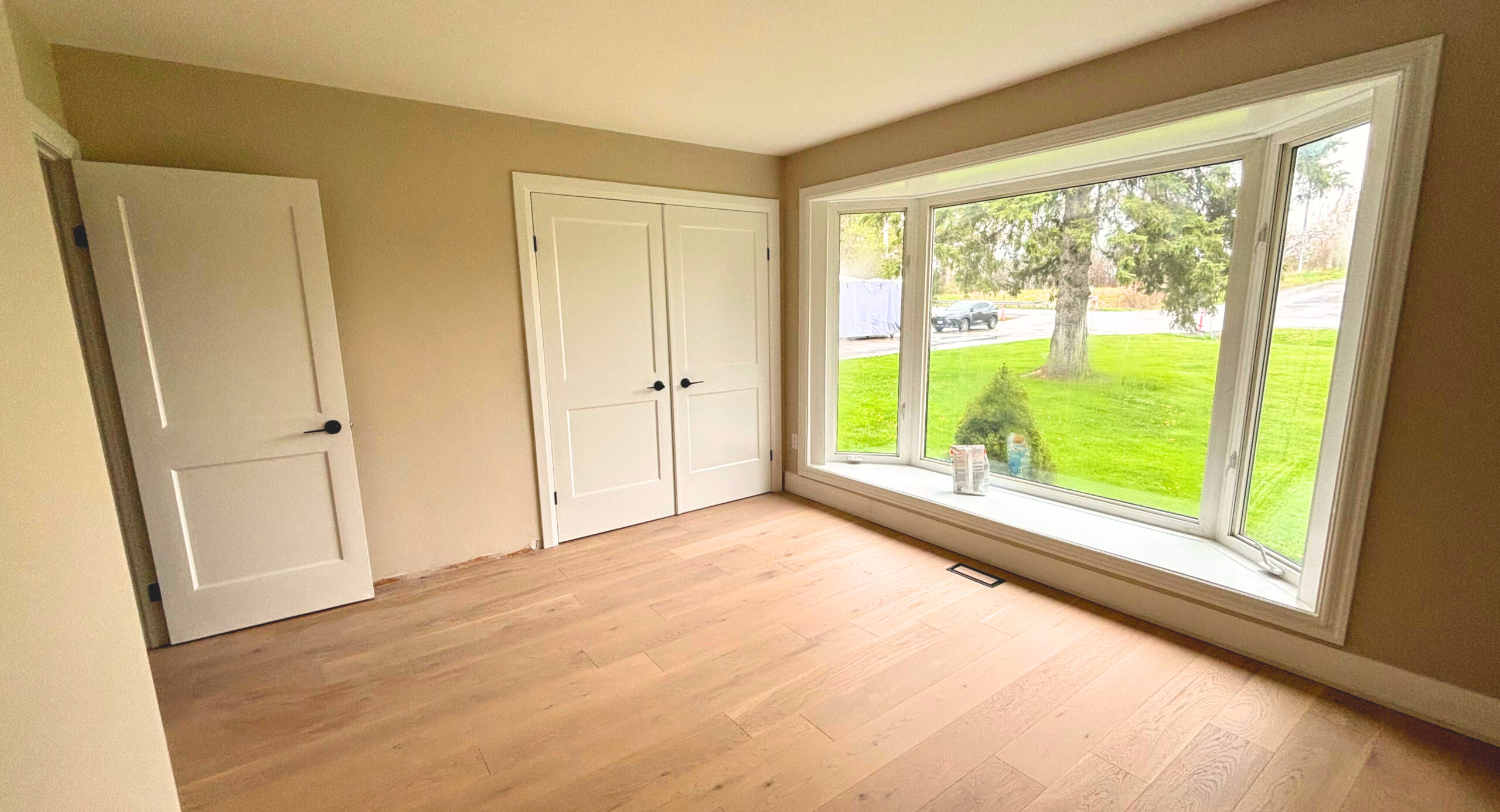 Modern light flooring Toronto home renovation