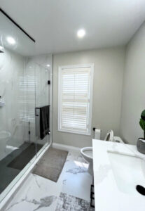 After — walk-in shower