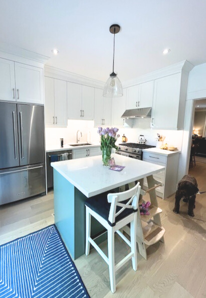 Toronto kitchen island — meal prep station