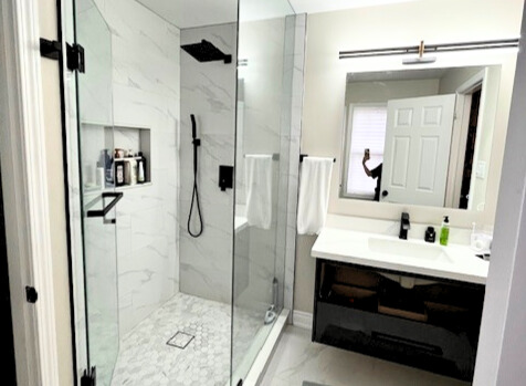 After — circular ceiling LED lighting