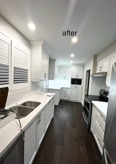 Scarborough kitchen renovation — overall space